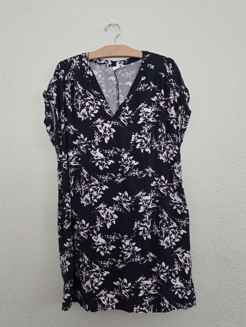 Gap | Navy Floral Print Shift Dress
